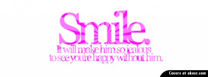 Smile Quote Facebook Cover