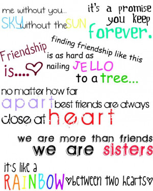 ... Full Size | More quotes just a random collage of friendship quotes