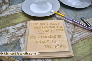 Dimensional Mini Inspirational Quote