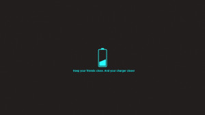 Minimalistic Battery Low Quotes Wallpaper HD