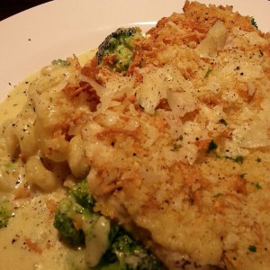 Red Lobster Parmesan Crusted Chicken Alfredo