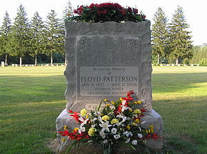 The grave of Floyd Patterson