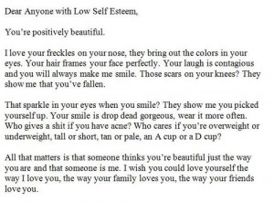 Low Self-Esteem Quotes Tumblr