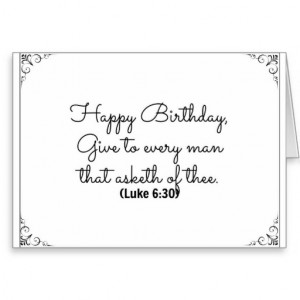 June 30 Bible Birthday card with Luke verse