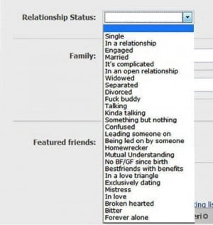 Funny relationship statuses