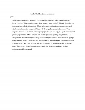 Lord of the Flies Quotes