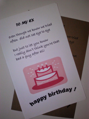 Happy Birthday Quotes for Ex Husband