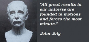 John joly famous quotes 1