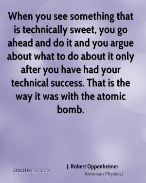 Oppenheimer Quote Atomic Bomb