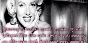 Marilyn Monroe Quotes Tattoos