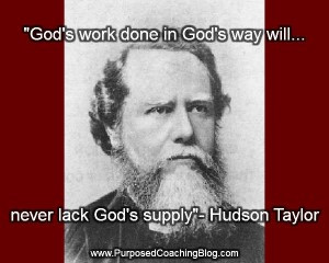 World Evangelism Quotes – Gods Work Done Gods Way by Hudson Taylor