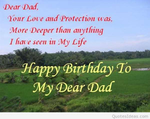 Happy Birthday Dad From Daughter Quotes Happy Birthday Quotes For