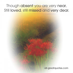 ... missed and very dear. – Free Memorial Cards To Share For Facebook