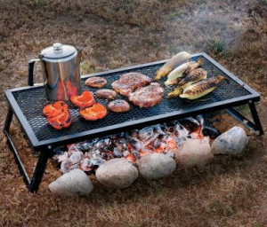 Camp Chef Over-The-Fire Cooking Grills : Cabelas. Would be awesome for ...