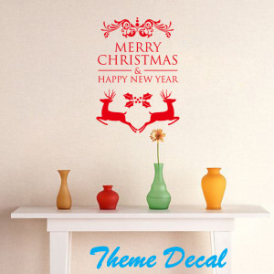 Merry-Christmas-Happy-New-Year-Letter-Quote-Wall-Sticker-Christmas ...