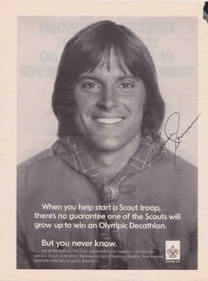 bruce jenner ad for boyscouts | Manteresting