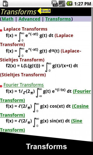 Math Formulae Ultimatum Free - screenshot