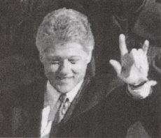... Bush Jr. hails Satan on Regis and smiles. Just as president Clinton