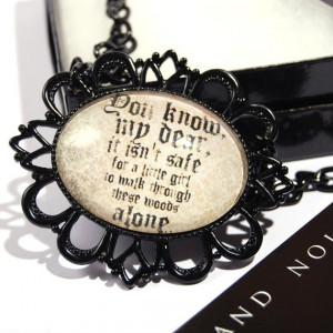 Little Red Riding Hoods Quotes, Quotes Necklaces