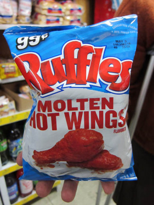 Hot Wing Chips Ruffles