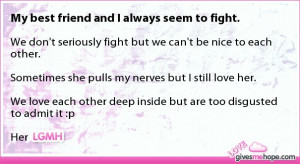 Back > Quotes For > Tumblr Best Friend Fight Quotes