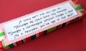 ... with sayings and treats for each day of Teacher Appreciation Week