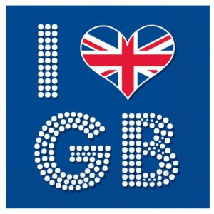 Partyware: I Love Great Britain Napkins (Pk16)