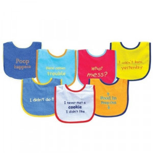 Pack Funny Sayings Baby Bibs (Blue) by BabyVision, http://www.amazon ...