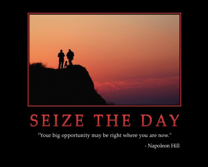 SEIZE THE DAY - Motivational Wallpapers