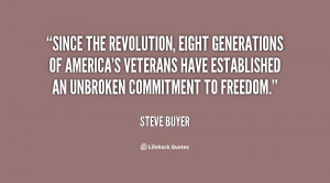 Since the Revolution, eight generations of America's veterans have ...