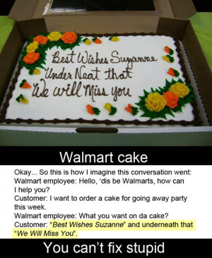 Walmart cake…