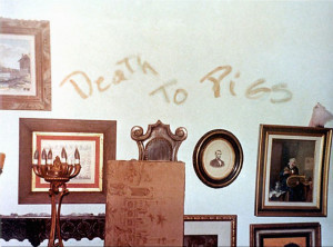 Manson Family was known for leaving messages on walls of their victims ...