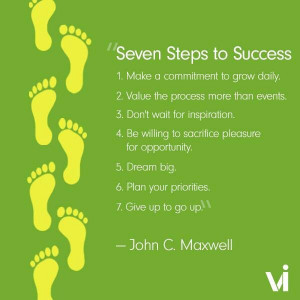 Seven Steps to a Success - John C. Maxwell