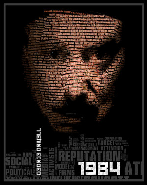 George Orwell- 1984 book cover by BenceBalaton