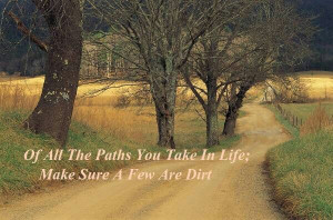 Take some dirt paths. You will enjoy it.