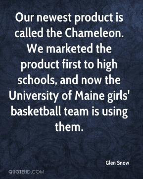 ... and now the University of Maine girls' basketball team is using them