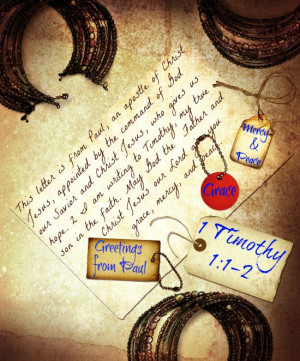Timothy 1:1 This letter is from Paul, an apostle of Christ Jesus ...