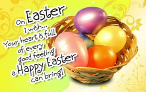 Happy Easter sunday Greeting Quotes Wishes Images Pictures