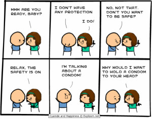 funny condom cartoon pictures