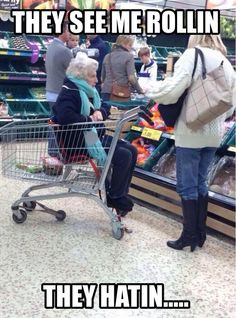 They See Me Rollin' They Hatin.... Funny Grandma More