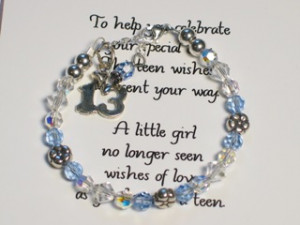 13th Birthday Wishes Bracelet