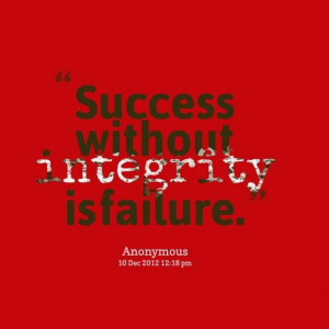 Integrity quotes, thoughts, wise, sayings, success