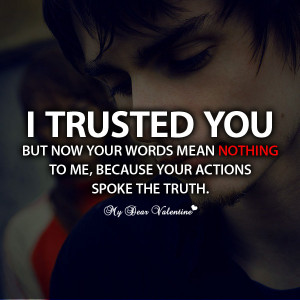 love hurts quotes i trusted you but