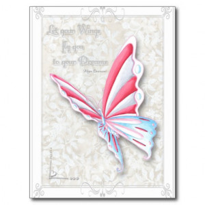 Butterfly Quote Postcards