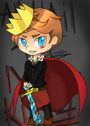 Chibi Mad King Ryan by noodlemonstah
