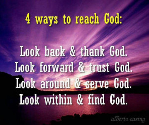 How to reach out to God!!