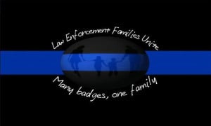 Law Enforcement Families Unite Signature Sticker Car Decal, Thin Blue ...