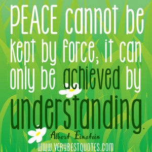 Albert Einstein Quotes about Peace