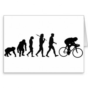 Cyclists Cycling evolution Bicycle Riders Cycle Card