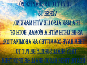 Leviticus beliefs bible verses religion god